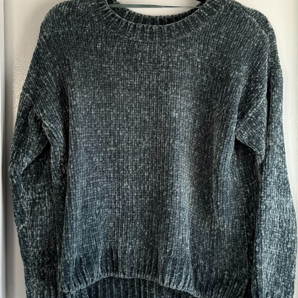 Ultra Soft Cupio Women's Green Sweater Size Small Pullover Long Sleeve